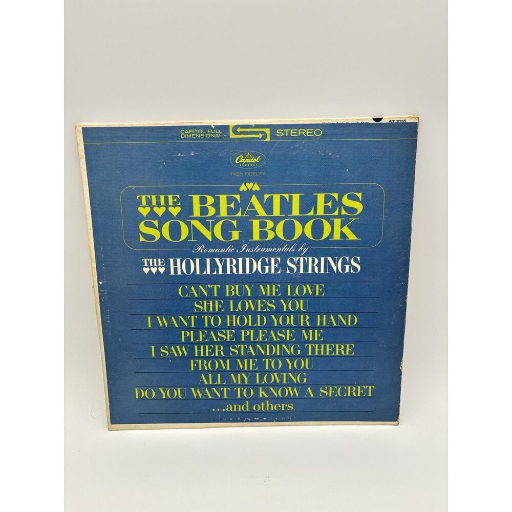 The Beatles Song Book The Hollyridge Strings LP Vinyl SM-2116 VG/VG/STEREO